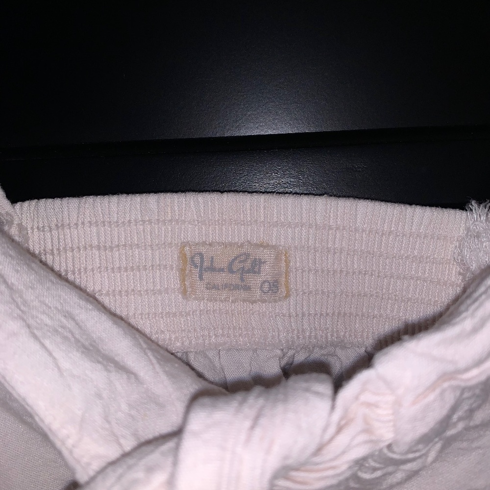 Brandy Melville Pink Front Tie Crop Top - Picture 2 of 3
